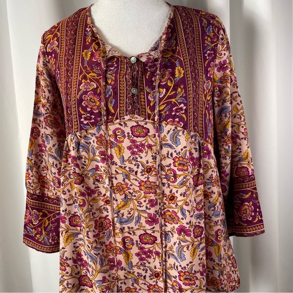 Vintage Starivy Boho Top Size S/M - Picture 2 of 8